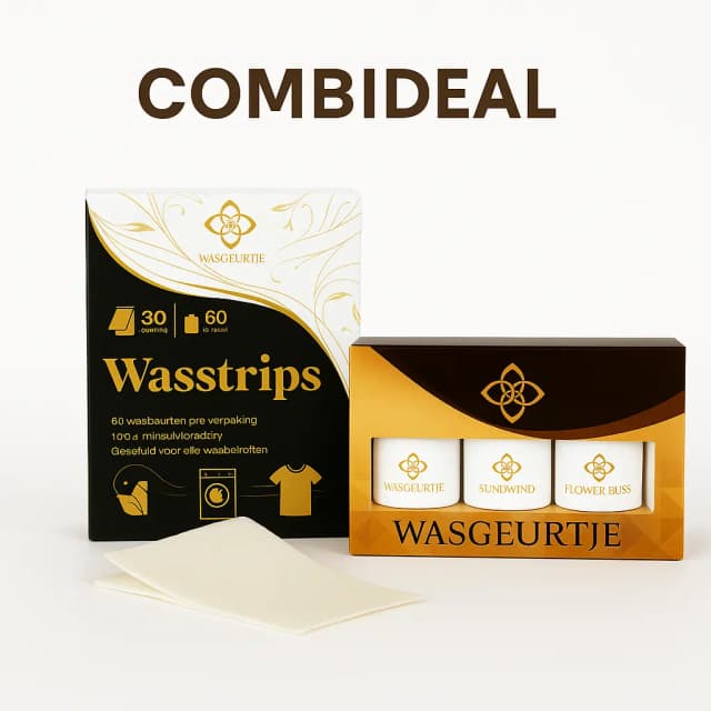 Wasgeurtje Combideal – Proefpakket + Wasstrips