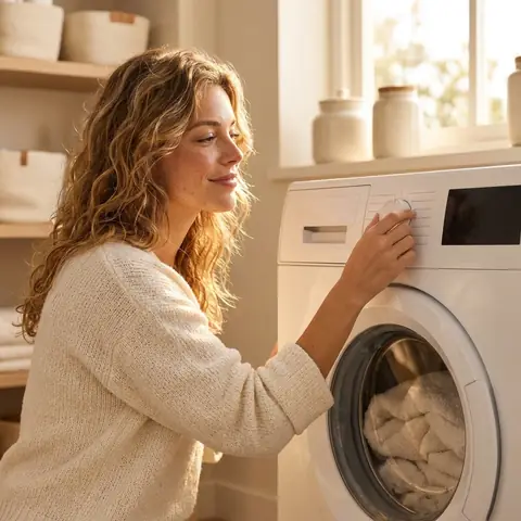 Wasmachine starten met wasparfum